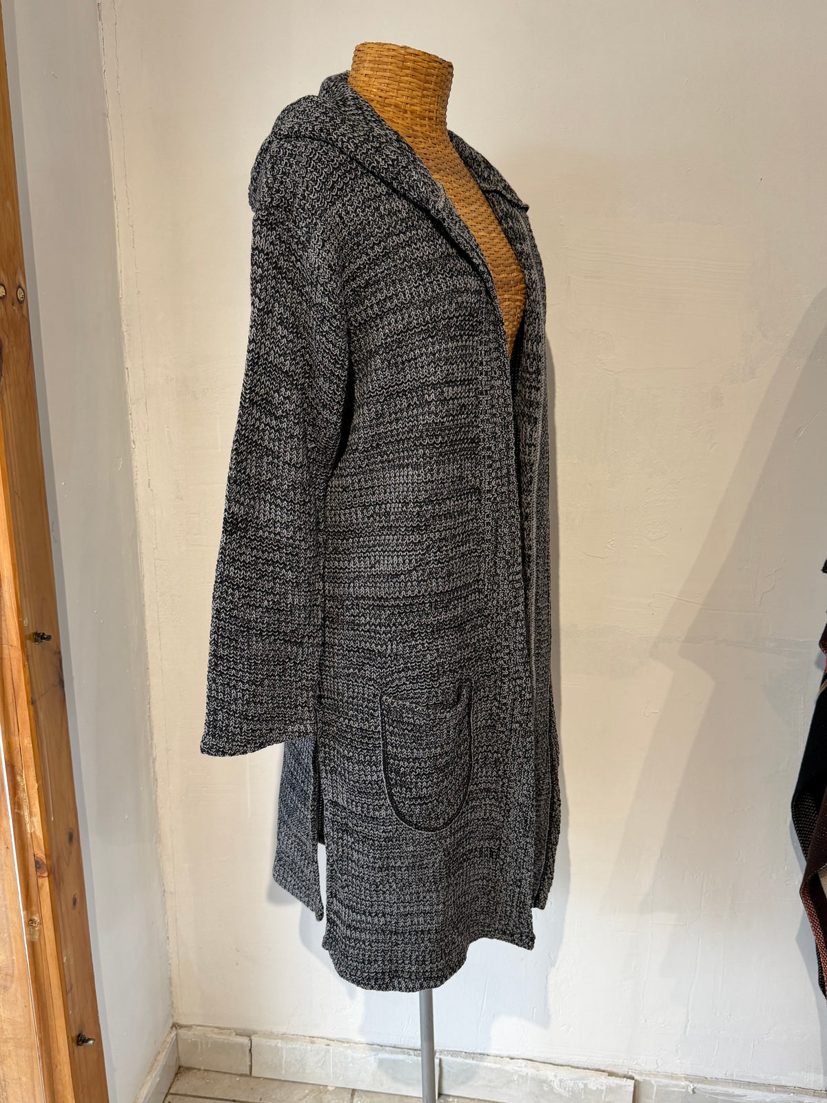 Tapado Gris Marengo Tejido