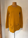 Chaleco Amarillo Tejido