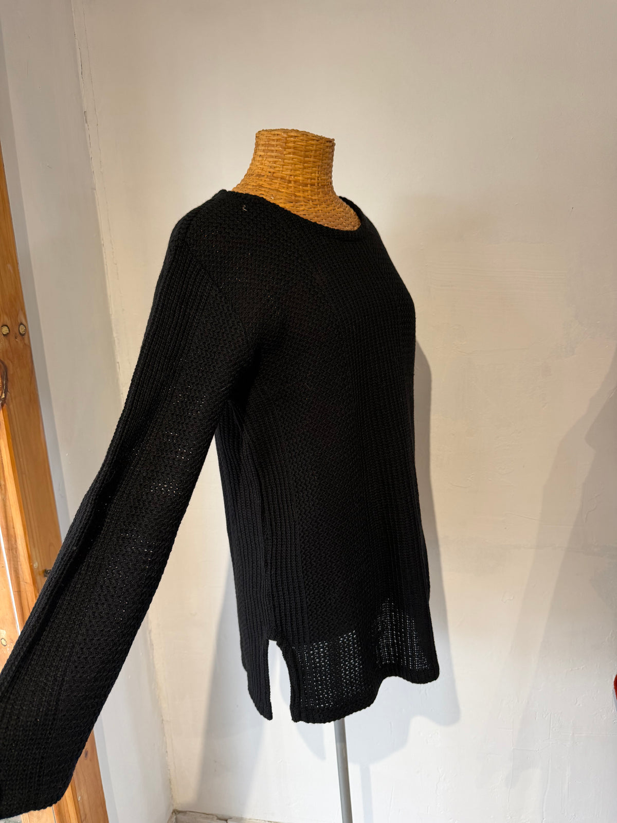Chaleco Negro Tejido