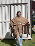 Ruana Tupe Herraduras Vicuña 3 Colores