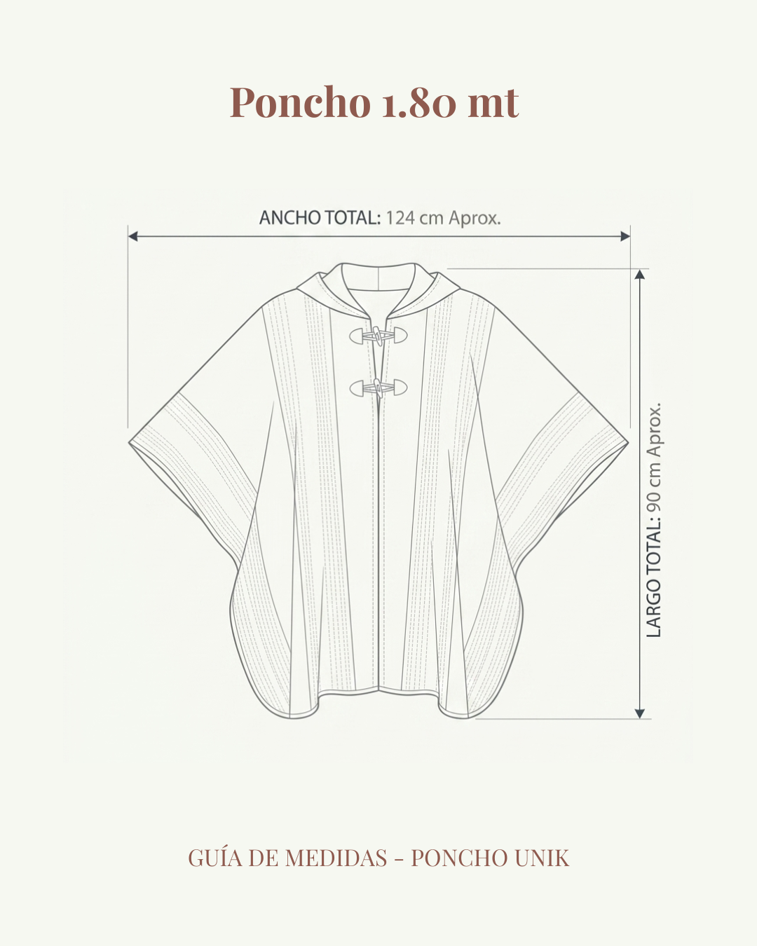 Poncho Rosado Liviano Tejido a Telar