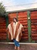 Poncho Campo Campo Vicuña con Beige