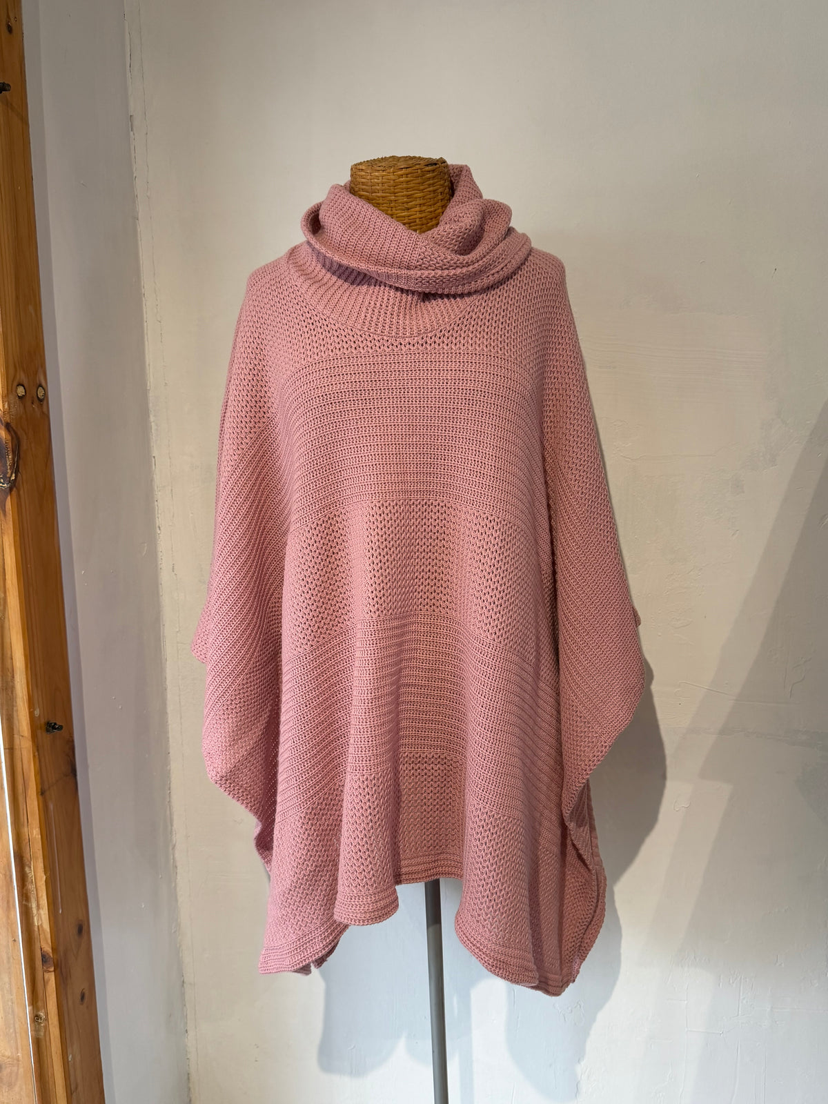 Poncho Vestir Rosado