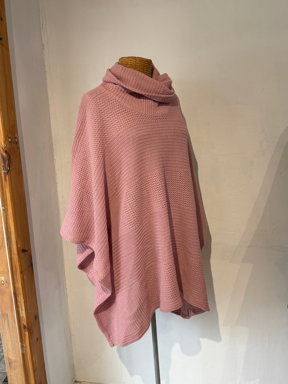 Poncho Vestir Rosado