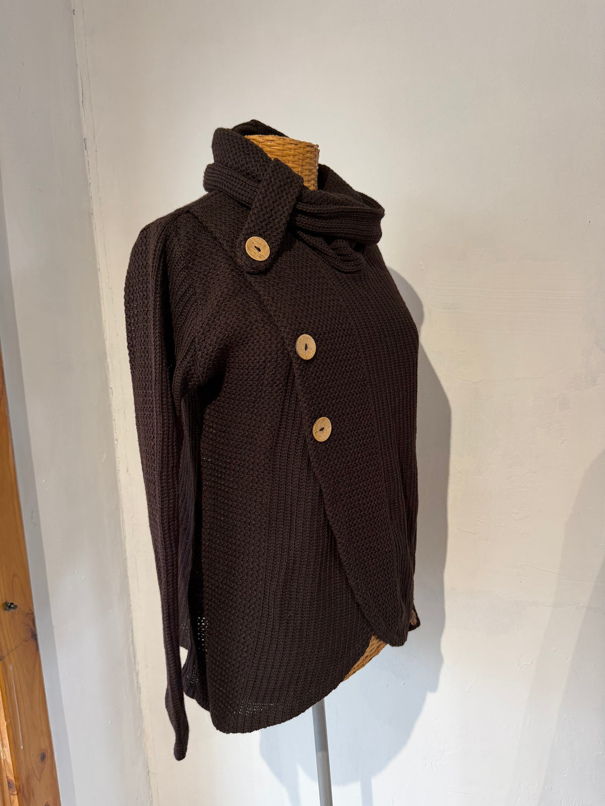 Poncho Vestir Mocca Talla S-M
