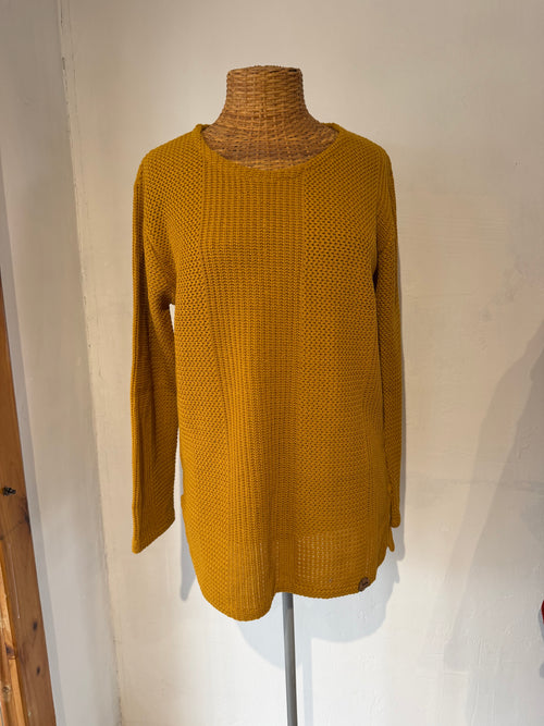 Chaleco Amarillo Tejido