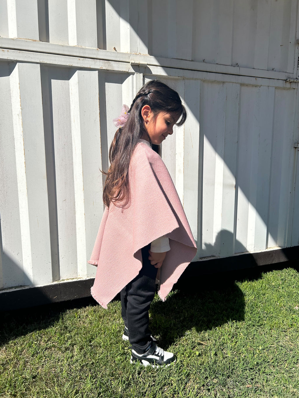 Poncho de Huasa Pequeño Rosado – 1mt.